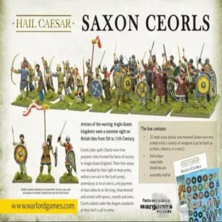 Описание картинки Saxon Ceorls от Base 28 по цене 3 441руб | Свободный Рынок Миниатюр - СРМ