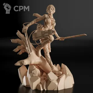 Описание картинки Mikasa Ackerman Фигурка (Attack on Titan) от GAS3TXD  по цене 3 600руб | Свободный Рынок Миниатюр - СРМ