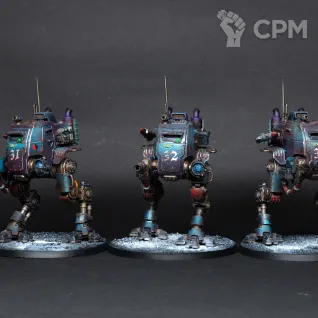Описание картинки Armoured Sentinels Imperium Armies pro Painted от Aspid095 по цене 8 000руб | Свободный Рынок Миниатюр - СРМ