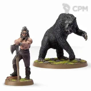 Описание картинки Beorn &amp; Bear от Хитрый гретчин  по цене 520руб | Свободный Рынок Миниатюр - СРМ