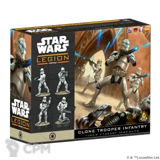 Описание картинки Star Wars: Legion - Clone Troopers Infantry от StarkLogistics по цене 5 775руб | Свободный Рынок Миниатюр - СРМ