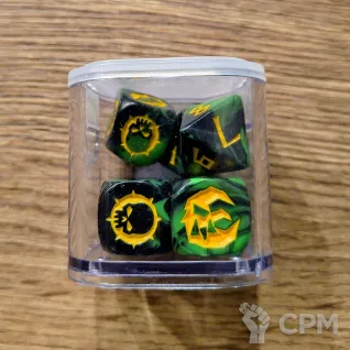 Описание картинки Goblin Blood Bowl team Dice set от casper2787 по цене 4 500руб | Свободный Рынок Миниатюр - СРМ