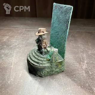 Описание картинки Бюст котика-Индианы Джонса от Барахолка Баллиоза по цене 4 000руб | Свободный Рынок Миниатюр - СРМ