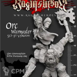 Описание картинки Raging heroes. Orc warmaster sci-fi version. от Сергей Владимирович по цене 2 000руб | Свободный Рынок Миниатюр - СРМ