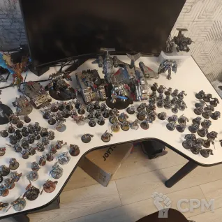 Описание картинки Армия Grey Knights от TrTinf по цене 60 000руб | Свободный Рынок Миниатюр - СРМ