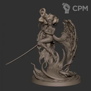 Описание картинки МАЛЕНИЯ (Elden Ring) вторая фаза, масштаб 35мм от Mind Mash print  по цене 890руб | Свободный Рынок Миниатюр - СРМ