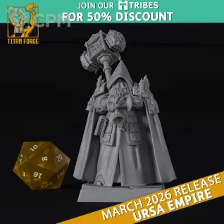 Описание картинки Kislev/ War Priest от Barduck Miniatures по цене 249руб | Свободный Рынок Миниатюр - СРМ