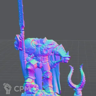 Описание картинки Chaos Lord от JANIX 3D STUDIO  по цене 300руб | Свободный Рынок Миниатюр - СРМ