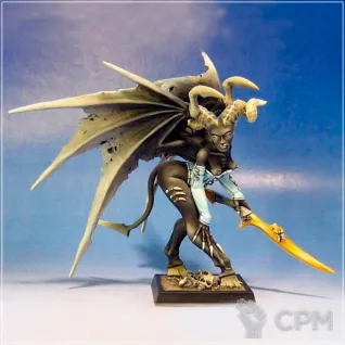 Описание картинки Chaos Dämonin от OldHammer Мастерская по цене 500руб | Свободный Рынок Миниатюр - СРМ