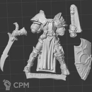 Описание картинки Champions of Slaanesh от White Rhino по цене 799руб | Свободный Рынок Миниатюр - СРМ