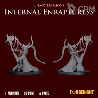 Описание картинки Chaos Daemons Infernal Enrapturess от ForgeNight по цене 650руб | Свободный Рынок Миниатюр - СРМ