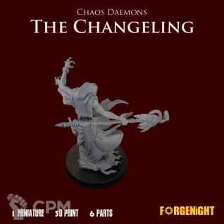 Описание картинки Chaos Daemons The Changeling от ForgeNight по цене 450руб | Свободный Рынок Миниатюр - СРМ