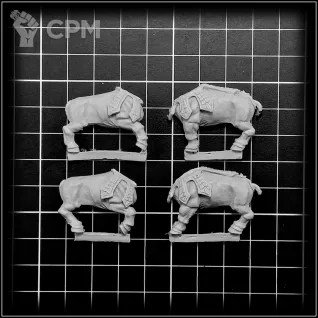 Описание картинки Bull Centaurs Standart Bearer от OldHammer Мастерская по цене 400руб | Свободный Рынок Миниатюр - СРМ