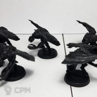 Описание картинки old Chaos Furies, оригинал металл в грунте от Shamkin по цене 6 000руб | Свободный Рынок Миниатюр - СРМ