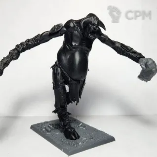 Описание картинки Chaos Giant, оригинал пластик в грунте от Shamkin по цене 5 000руб | Свободный Рынок Миниатюр - СРМ