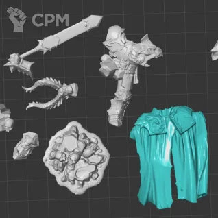 Описание картинки Chaos Lord от White Rhino по цене 399руб | Свободный Рынок Миниатюр - СРМ