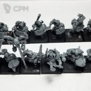 Описание картинки old Chaos Marauders, оригинал пластик от Shamkin по цене 5 000руб | Свободный Рынок Миниатюр - СРМ