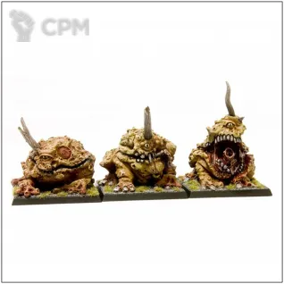 Описание картинки CHAOS PLAGUE TOADS OF NURGLE (FW) х3 от OldHammer Мастерская по цене 1 200руб | Свободный Рынок Миниатюр - СРМ