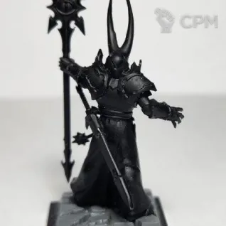 Описание картинки Sorcerer Lord of Chaos, оригинал пластик в грунте от Shamkin по цене 2 500руб | Свободный Рынок Миниатюр - СРМ