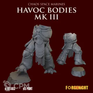 Описание картинки Chaos Space Marines MK III Havocs Bodies от ForgeNight по цене 750руб | Свободный Рынок Миниатюр - СРМ