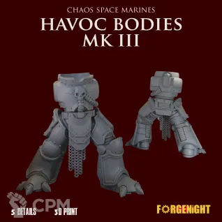 Описание картинки Chaos Space Marines MK III Havocs Bodies от ForgeNight по цене 750руб | Свободный Рынок Миниатюр - СРМ