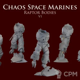 Описание картинки Chaos Space Marines Raptor bodies V1 от ForgeNight по цене 650руб | Свободный Рынок Миниатюр - СРМ