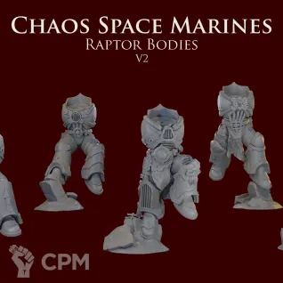 Описание картинки Chaos Space Marines Raptor bodies V2 от ForgeNight по цене 650руб | Свободный Рынок Миниатюр - СРМ
