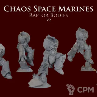 Описание картинки Chaos Space Marines Raptor bodies V2 от ForgeNight по цене 650руб | Свободный Рынок Миниатюр - СРМ