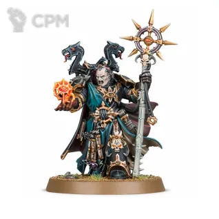 Описание картинки Chaos Space Marines Sorcerer от Warp-Smuggling по цене 3 200руб | Свободный Рынок Миниатюр - СРМ