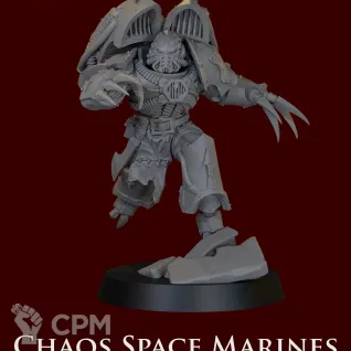 Описание картинки Chaos Space Marines Warp Talons V1 от ForgeNight по цене 1 650руб | Свободный Рынок Миниатюр - СРМ