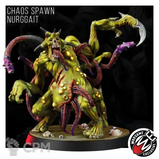 Описание картинки CHAOS SPAWN NURGGAIT от Manufactorum76 по цене 500руб | Свободный Рынок Миниатюр - СРМ