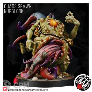 Описание картинки CHAOS SPAWN NURGLOOK от Manufactorum76 по цене 800руб | Свободный Рынок Миниатюр - СРМ