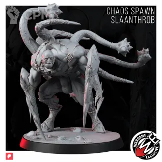 Описание картинки CHAOS SPAWN SLAANTHROB от Manufactorum76 по цене 500руб | Свободный Рынок Миниатюр - СРМ