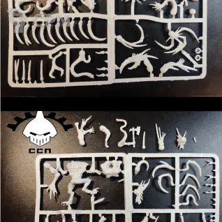 Описание картинки Chaos Spawn от ССП по цене 1 200руб | Свободный Рынок Миниатюр - СРМ