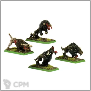 Описание картинки Warhounds of Chaos classic от OldHammer Мастерская по цене 350руб | Свободный Рынок Миниатюр - СРМ