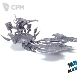 Описание картинки Chaos Daemons Herald of Tzeentch on Burning Chariot (Burning Chariot of Tzeentch ) от WARP Master по цене 1 470руб | Свободный Рынок Миниатюр - СРМ