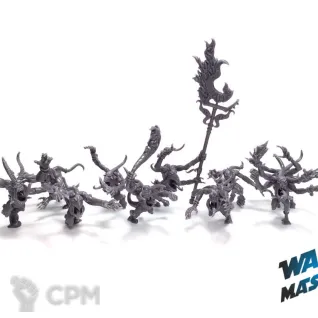 Описание картинки Chaos Daemons Pink Horrors от WARP Master по цене 1 890руб | Свободный Рынок Миниатюр - СРМ