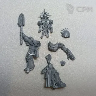 Описание картинки Primaris Chaplain (Indomitus, оригинал) от  по цене 2 200руб | Свободный Рынок Миниатюр - СРМ