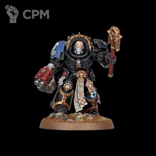 Описание картинки Chaplain in Terminator Armour от Орки с наГорки по цене 300руб | Свободный Рынок Миниатюр - СРМ