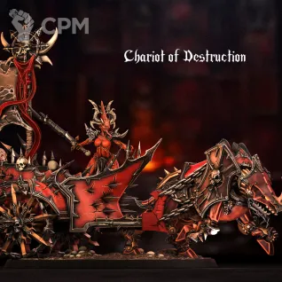 Описание картинки Chariot of Destruction от Troster по цене 1 750руб | Свободный Рынок Миниатюр - СРМ
