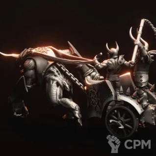 Описание картинки Chaos Chariot от Daniilfedyakov по цене 1 150руб | Свободный Рынок Миниатюр - СРМ