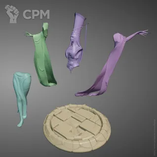 Описание картинки Миниатюра "Тян Ши" от sloika3d по цене 2 400руб | Свободный Рынок Миниатюр - СРМ
