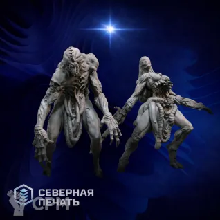 Описание картинки Набор рабов Грааля, выпуск 3 (Grail Thralls set 3) от Северная печать по цене 160руб | Свободный Рынок Миниатюр - СРМ