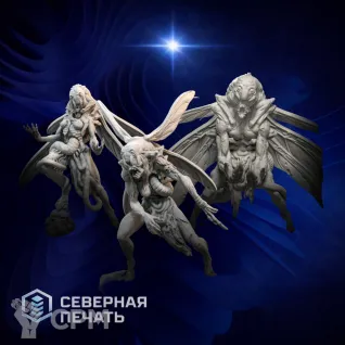 Описание картинки Летающие рабы №2 (Fly Thralls Set 2.) от Северная печать по цене 200руб | Свободный Рынок Миниатюр - СРМ