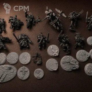 Описание картинки Kill Team Cassius (альтернативный набор)+ базы Graveyard — собран, загрунтован от sholonoff по цене 2 000руб | Свободный Рынок Миниатюр - СРМ