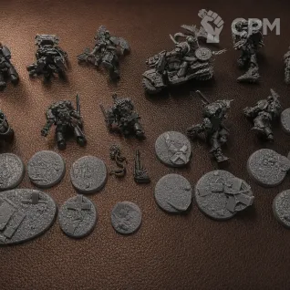 Описание картинки Kill Team Cassius (альтернативный набор)+ базы Graveyard — собран, загрунтован от sholonoff по цене 2 000руб | Свободный Рынок Миниатюр - СРМ