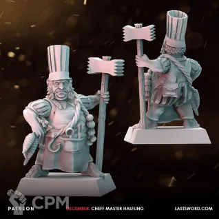 Описание картинки Chiefmaster halfling от Recruiter по цене 500руб | Свободный Рынок Миниатюр - СРМ