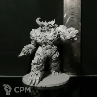 Описание картинки кибердемон из DOOM. Настольная игра от corsa4ch по цене 1 500руб | Свободный Рынок Миниатюр - СРМ