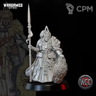Описание картинки Chewa Holy Templar от PocketSized Prints по цене 225руб | Свободный Рынок Миниатюр - СРМ