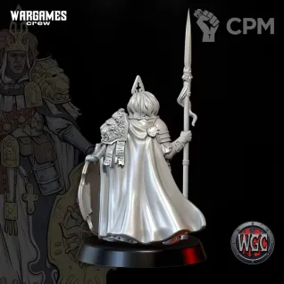 Описание картинки Chewa Holy Templar от PocketSized Prints по цене 225руб | Свободный Рынок Миниатюр - СРМ